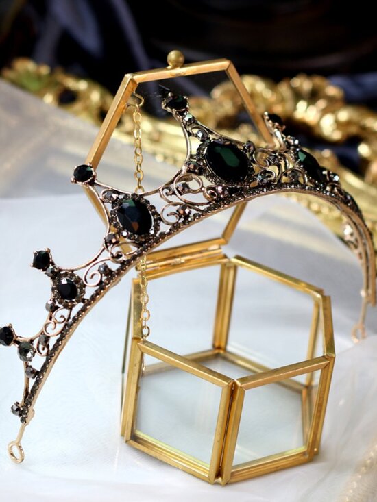 Birthday Rhinestone Crowns Headband for Women